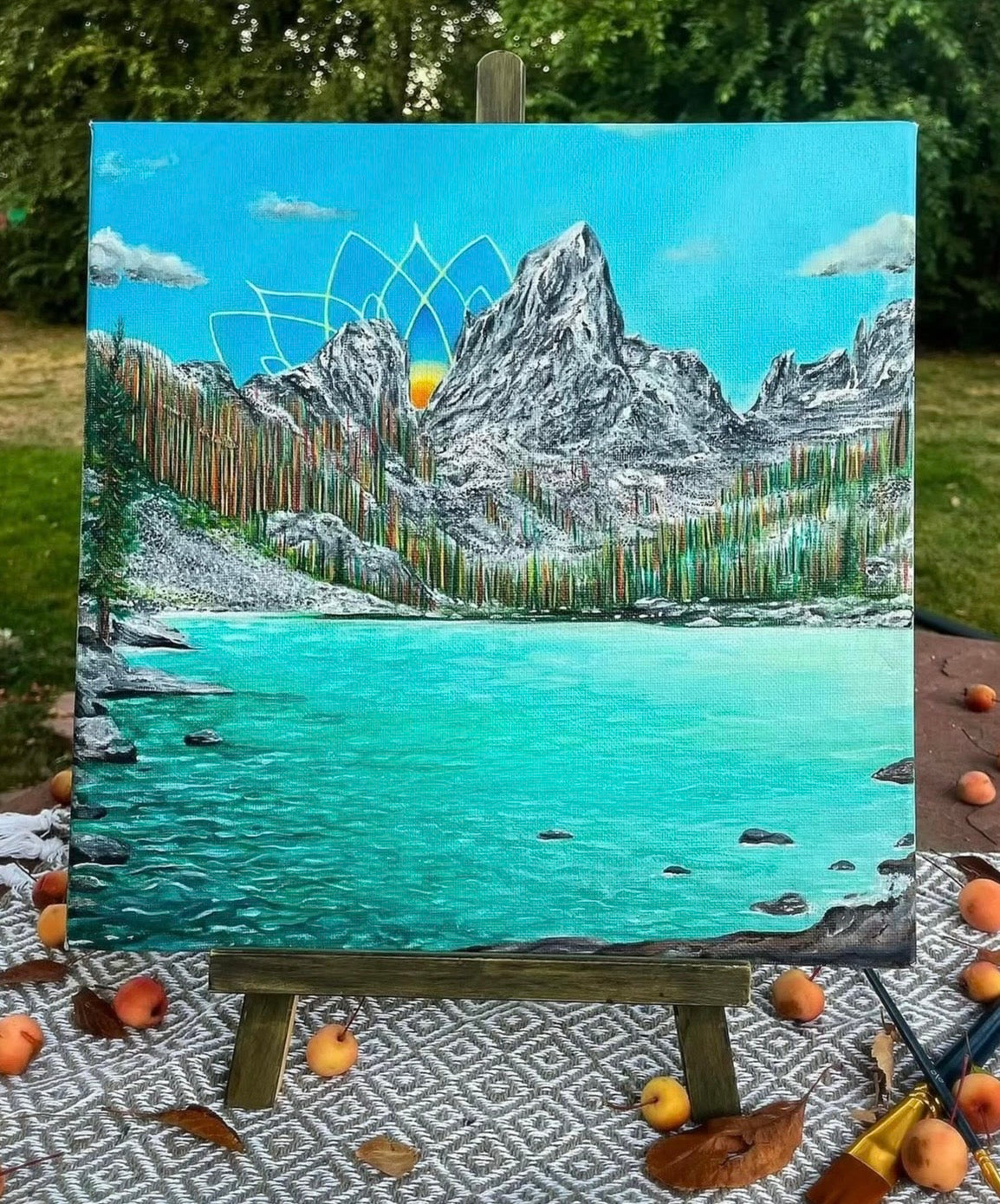 Grand Tetons Original Painting