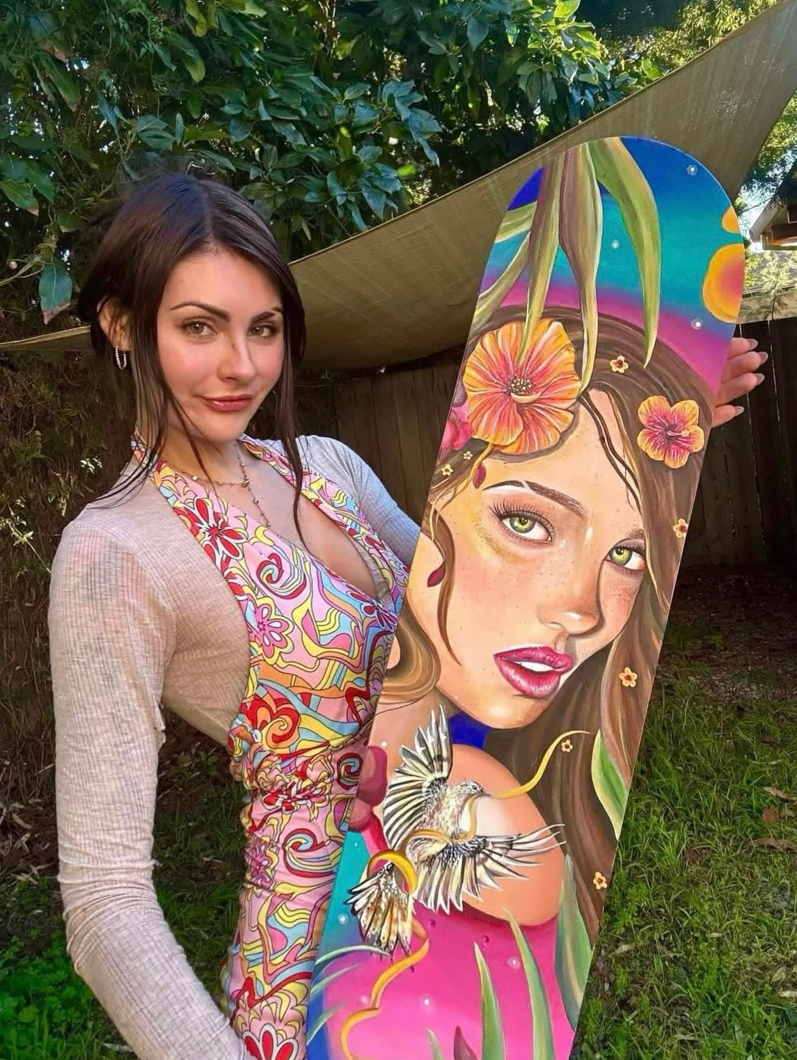 Tropical Skate Deck