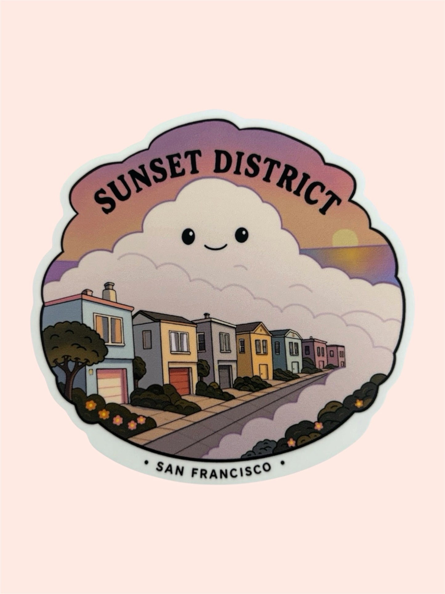 Sunset District Sticker