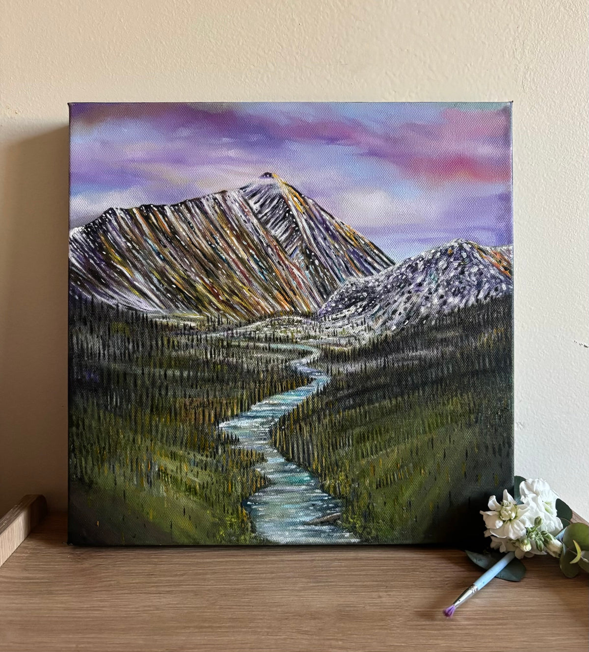 Whimsical Landscape Original Painting