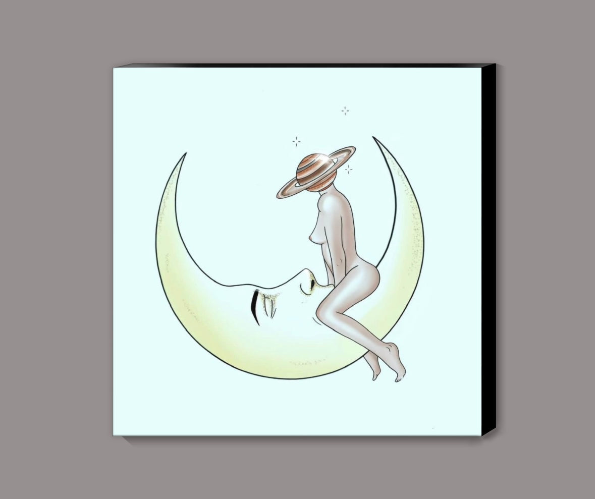 Lienzo decorativo Moon’s Babe