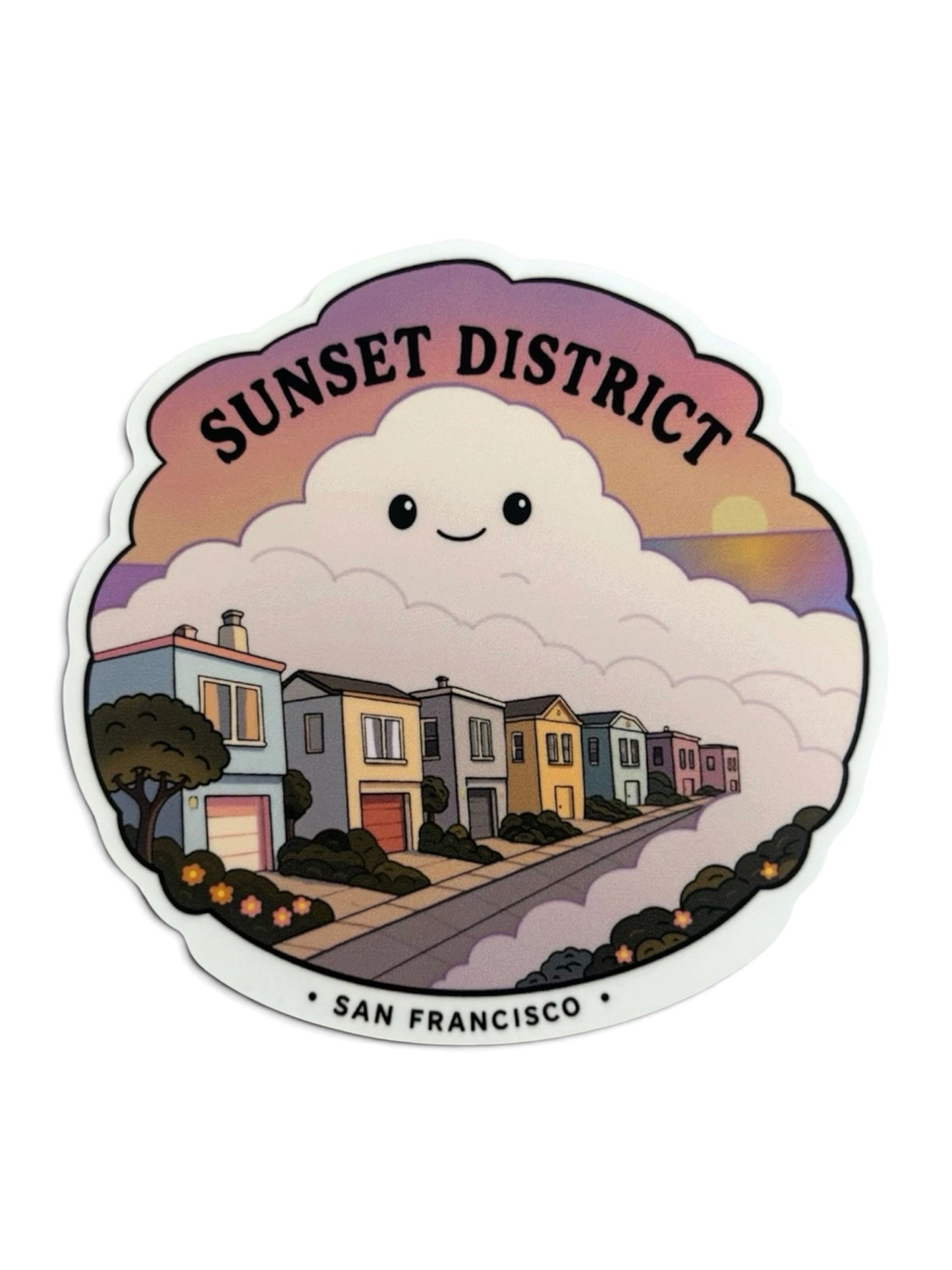 Sunset District Sticker