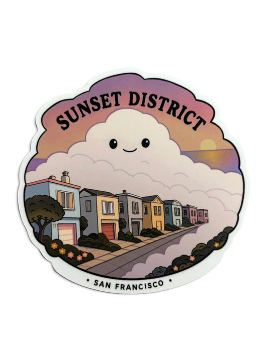 Sunset District Sticker