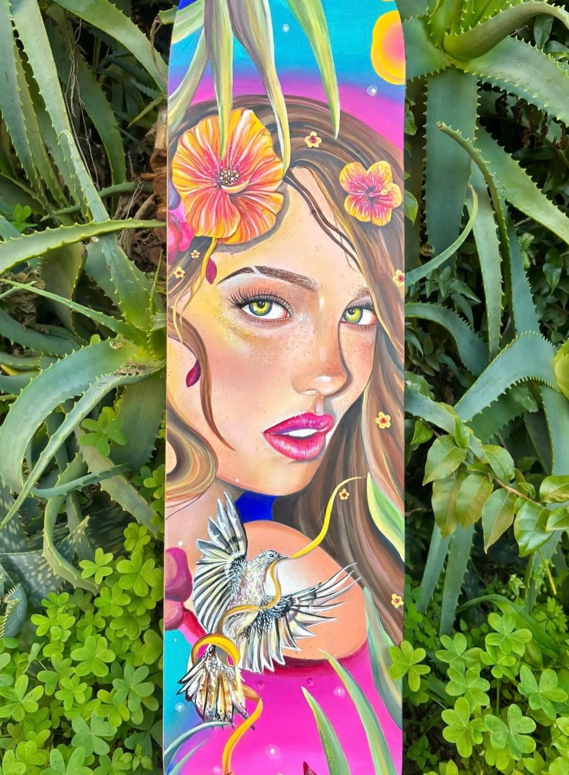 Tropical Skate Deck