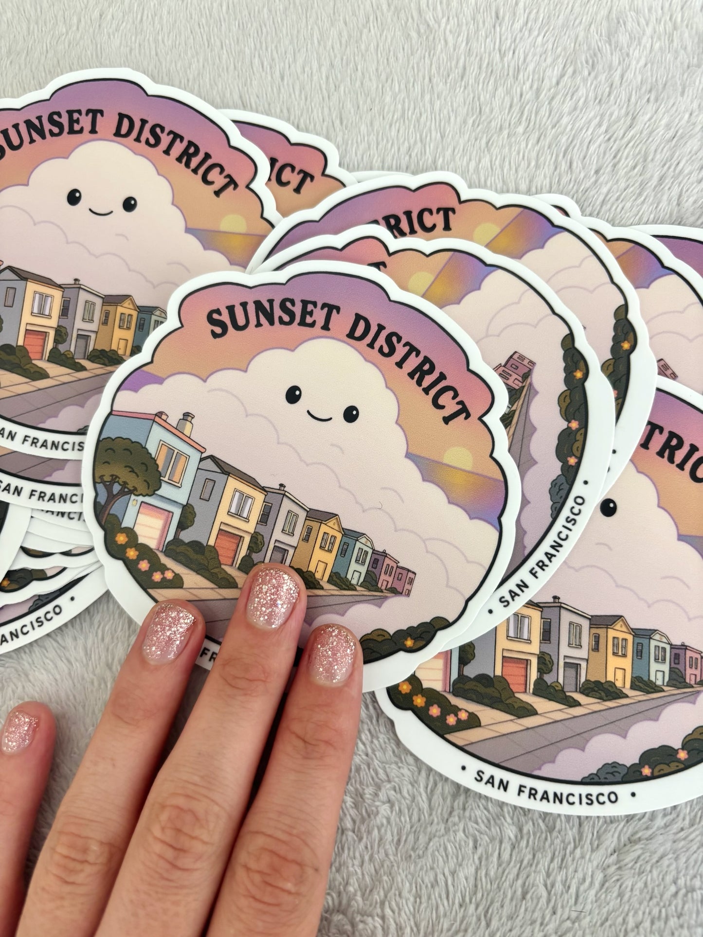 Sunset District Sticker