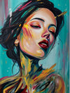 Blue Static Original Painting