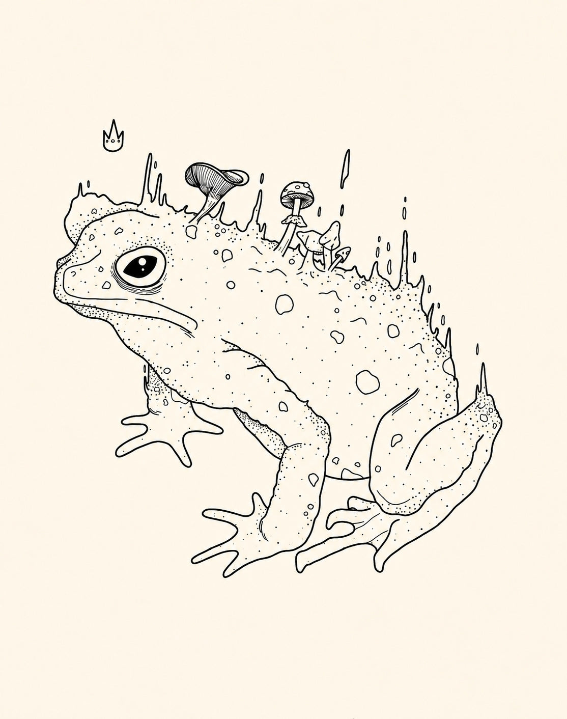The Little Toad Prince Print