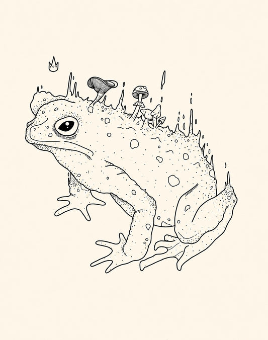 The Little Toad Prince Print